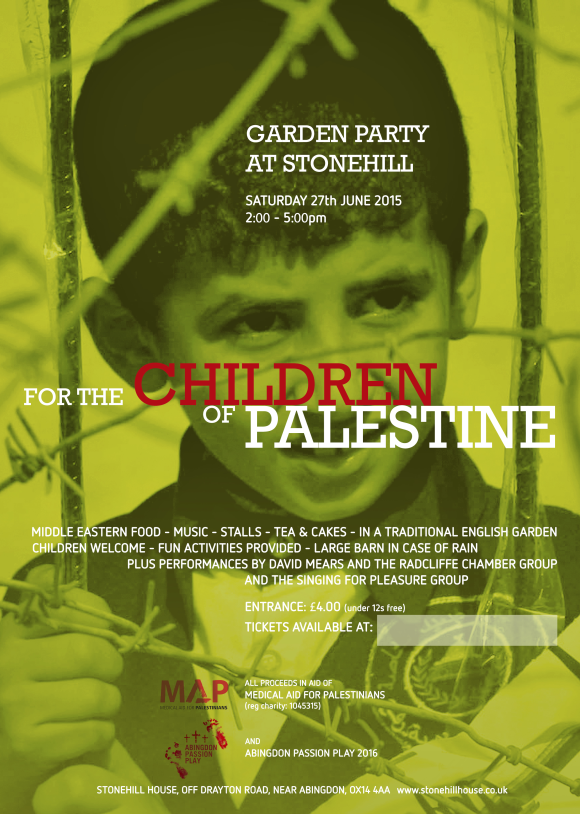Stonehill House Graden Party - Children of Palestine